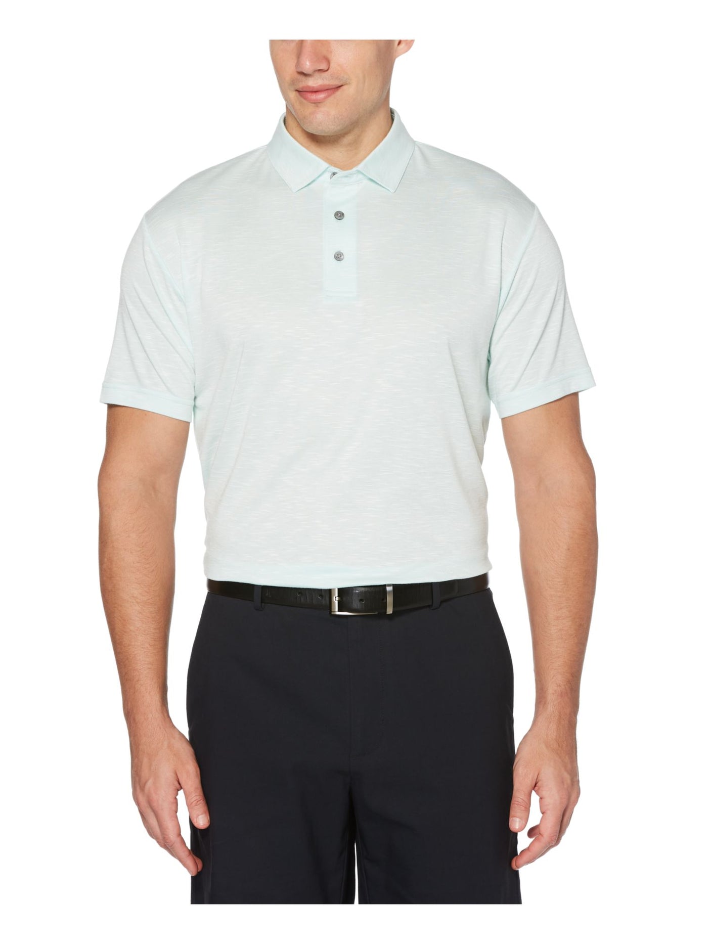 PGA TOUR Mens Aqua Polo L