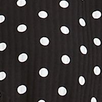 Q+A Los Angeles Womens Polka Dot 3/4 Sleeve V Neck Mini Wrap Dress