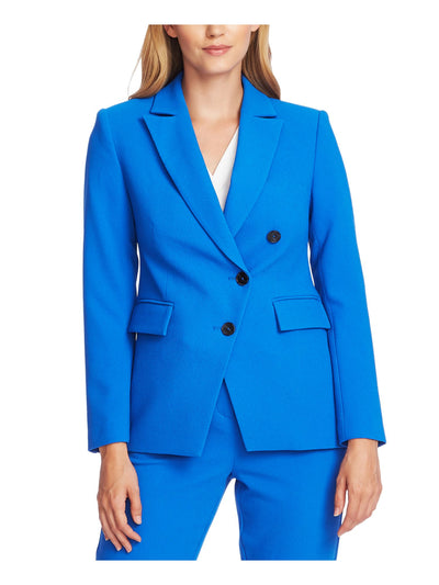 VINCE CAMUTO Womens Blue Wear To Work Blazer Jacket 12