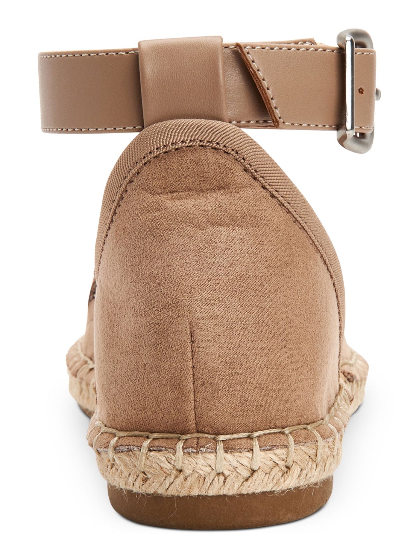 STYLE & COMPANY Womens Beige Animal Print Mixed Media Goring Cushioned Adjustable Ankle Strap Paminaa Round Toe Platform Buckle Espadrille Shoes 5 M