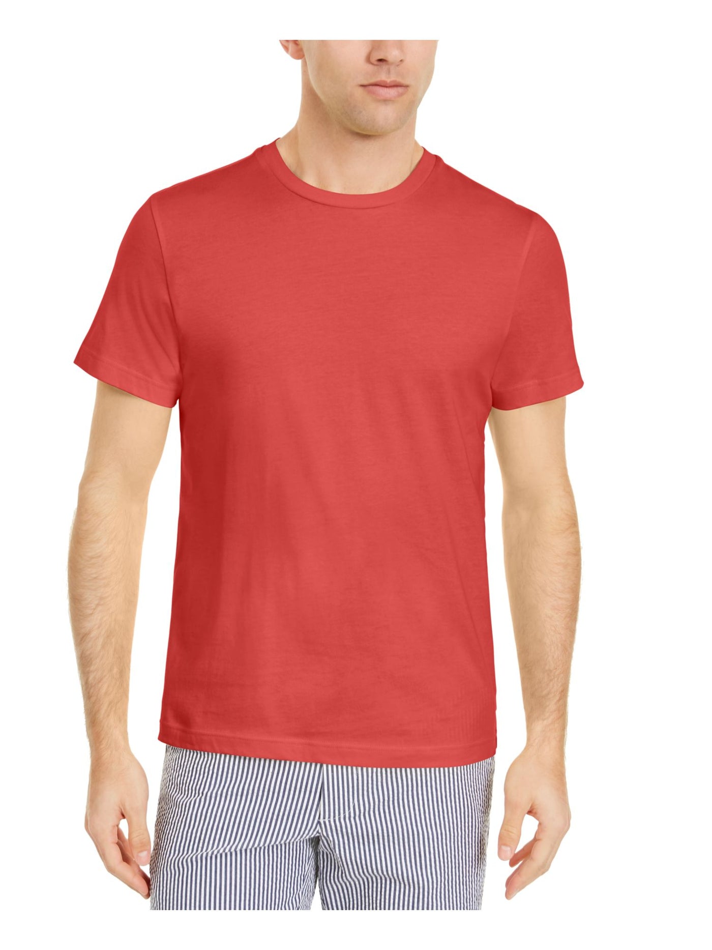 CLUBROOM PERFORMANCE Mens Red Classic Fit T-Shirt XL