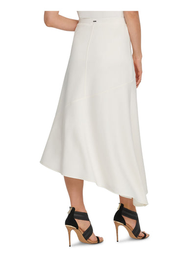 DKNY Womens Tea-Length Shift Skirt