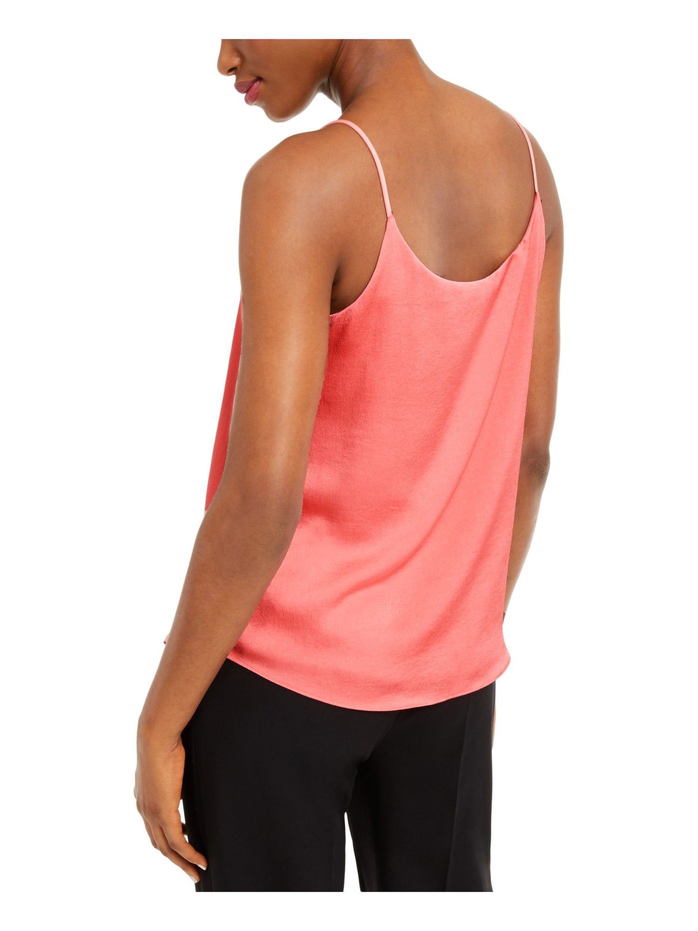 BAR III Womens Pink Lined Sleeveless Scoop Neck Tank Top XS