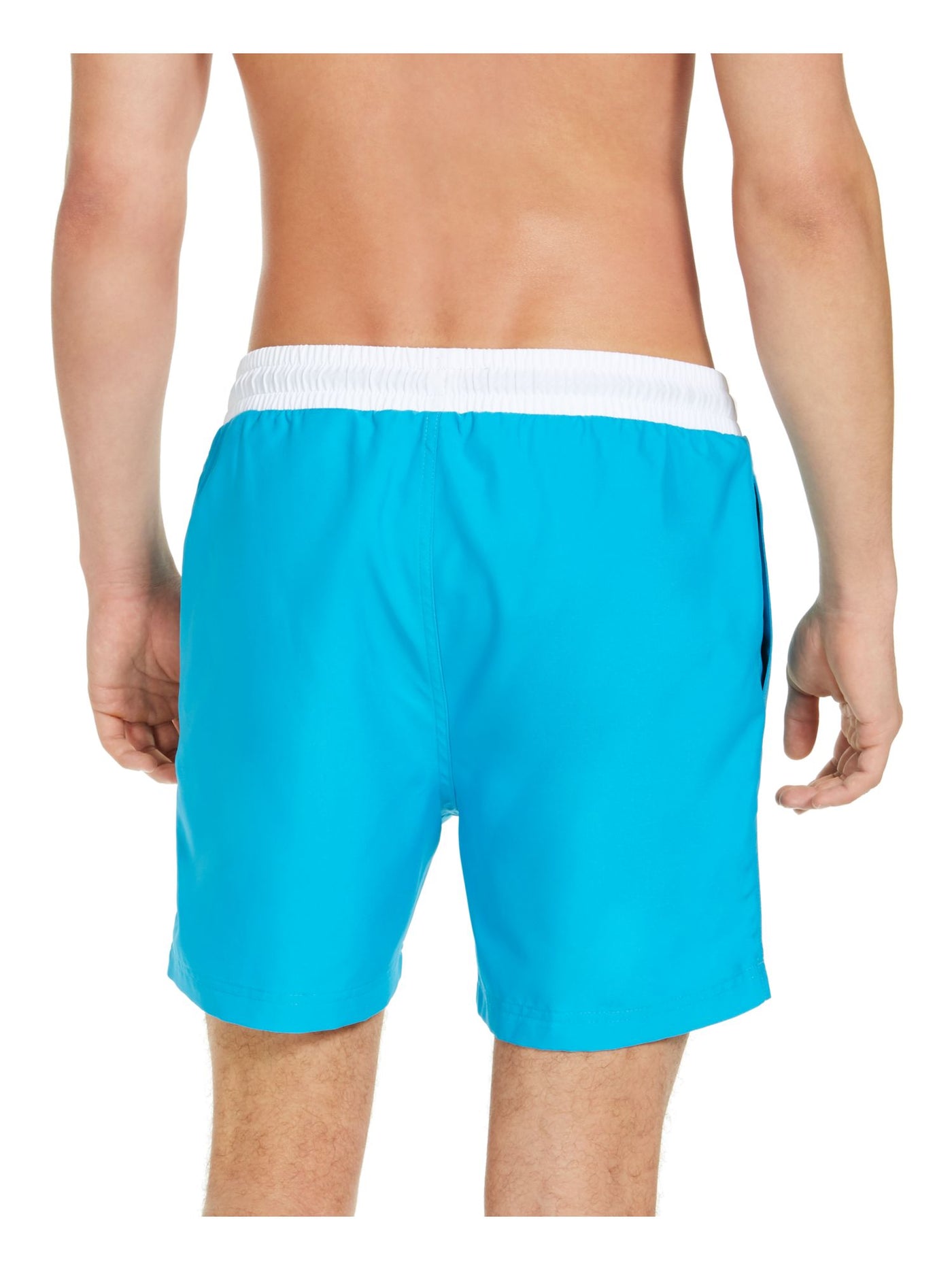 INC Mens Blue Drawstring Lined Classic Fit Swim Trunks XXL