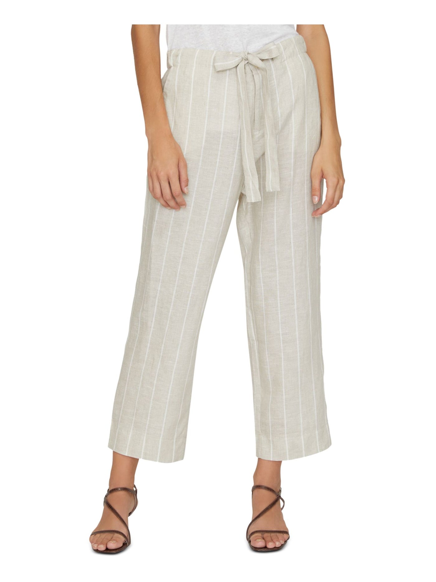 SANCTUARY Womens Zippered Belted Belted Wide Leg Pants