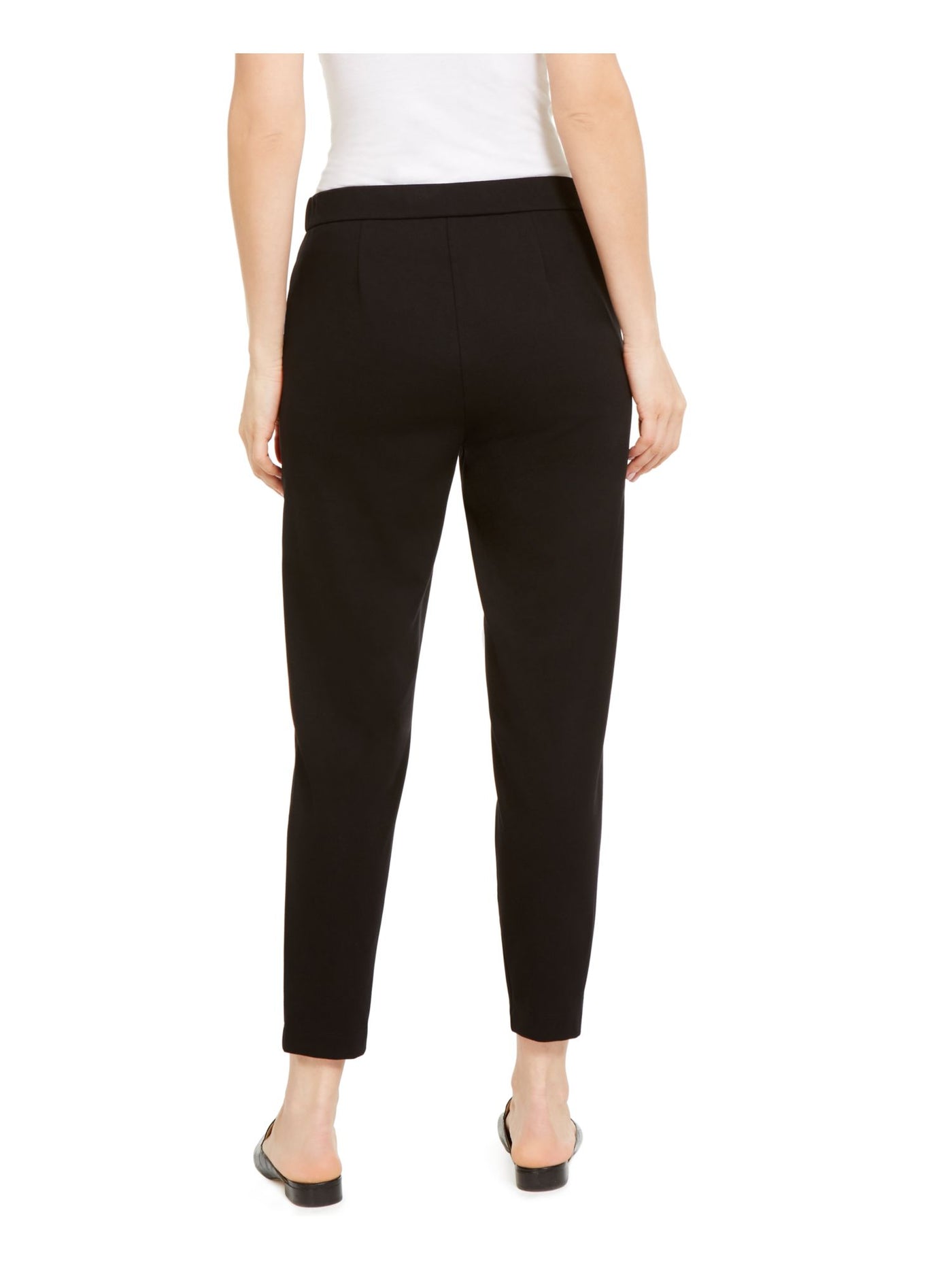 EILEEN FISHER Womens Black Wear To Work Straight leg Pants S