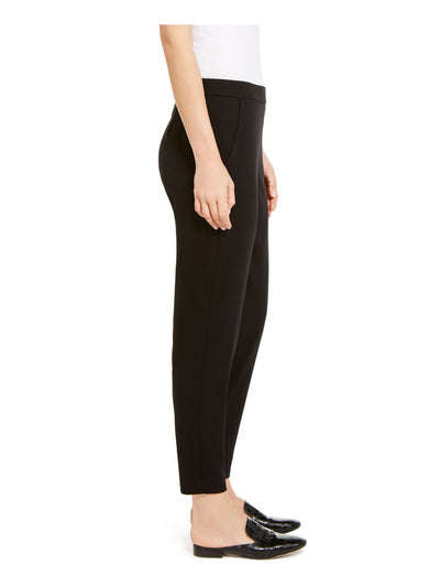 EILEEN FISHER Womens Black Wear To Work Straight leg Pants S