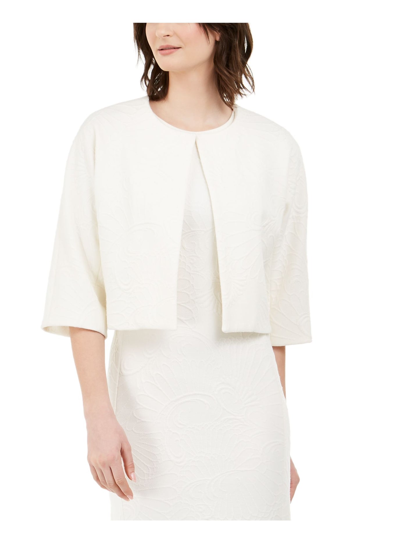 NATORI Womens Formal Open Front Jacket