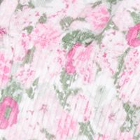INC Womens Pink Floral Long Sleeve Open Cardigan Button Up Sweater
