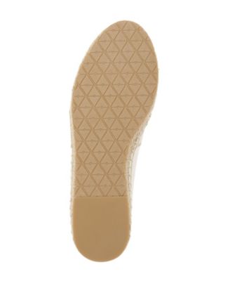 ZAC ZAC POSEN Womens Beige Striped Ribbon Mesh Insert Details Comfort Vida Round Toe Slip On Espadrille Shoes M