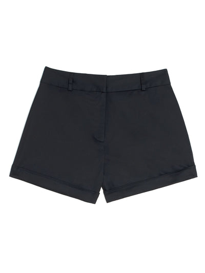 DANIELLE BERNSTEIN Womens Black Boyfriend Shorts 2