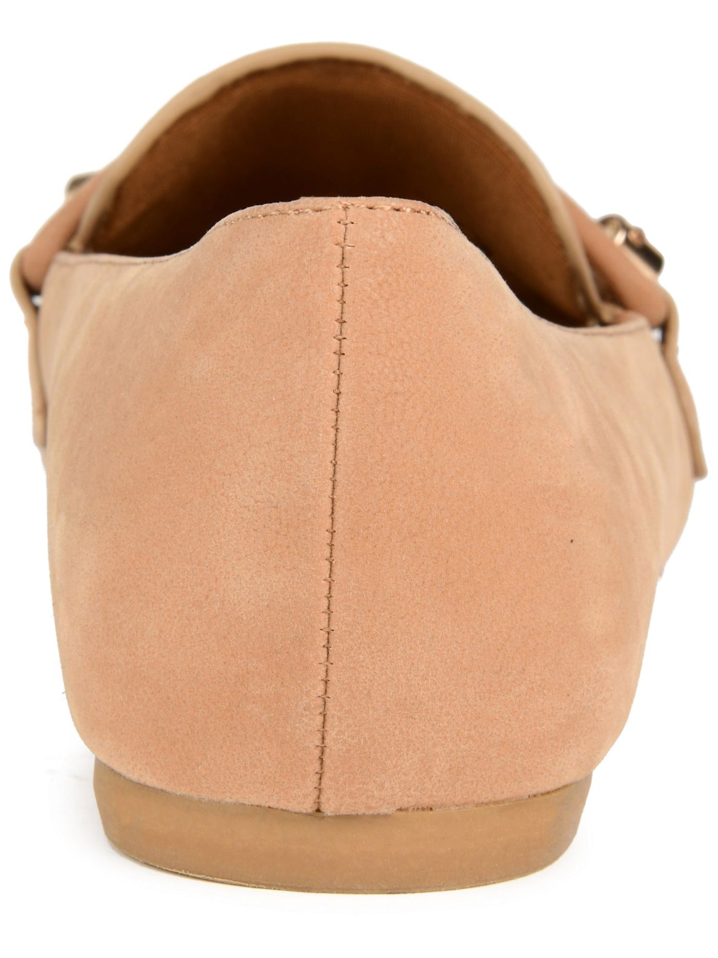 JOURNEE COLLECTION Womens Beige Bow Accent Cushioned Muriel Pointed Toe Slip On Loafers Shoes 8.5