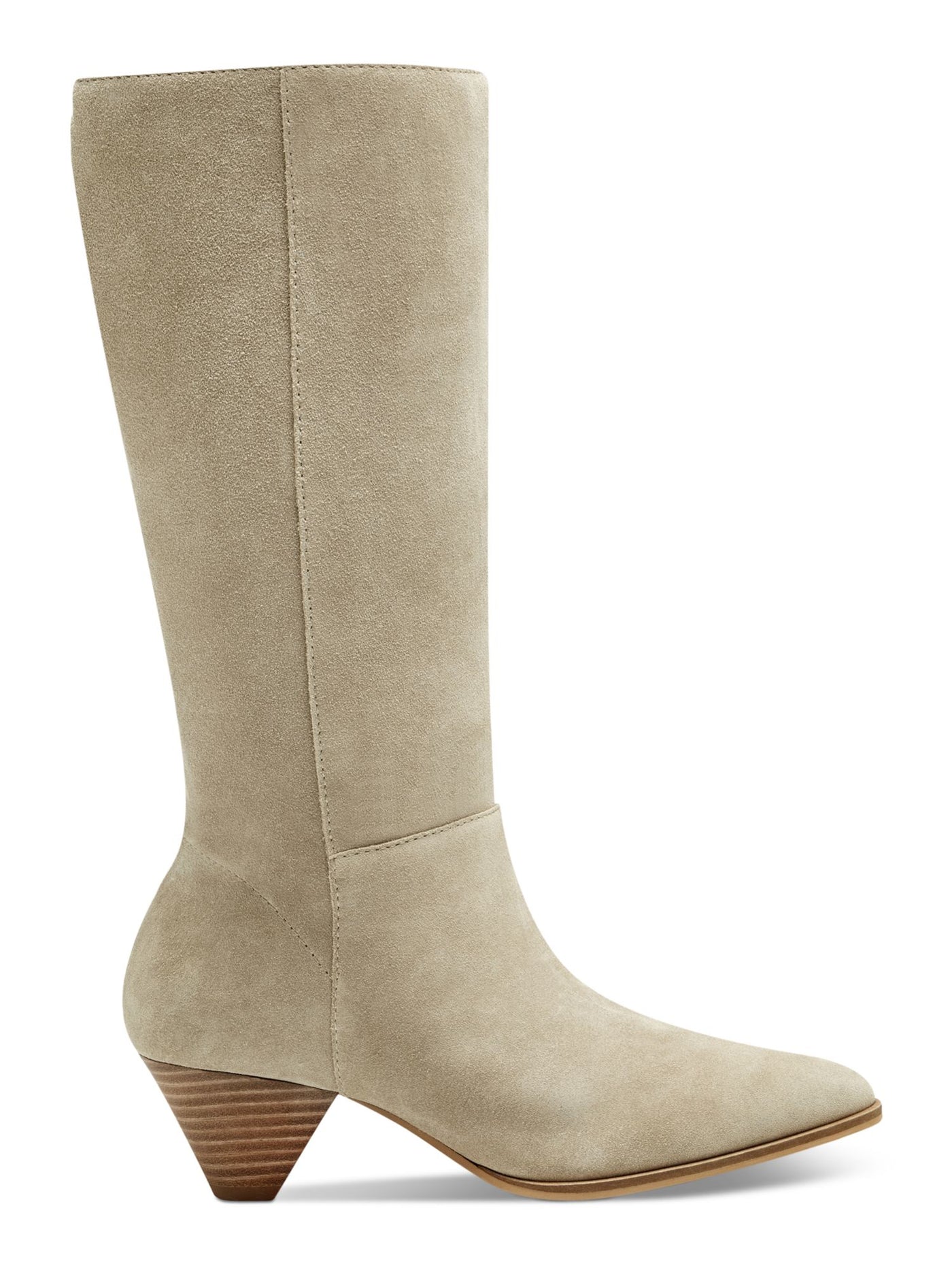 LUCKY BRAND Womens Beige Cushioned Pointed Toe Cone Heel Heeled Boots 7