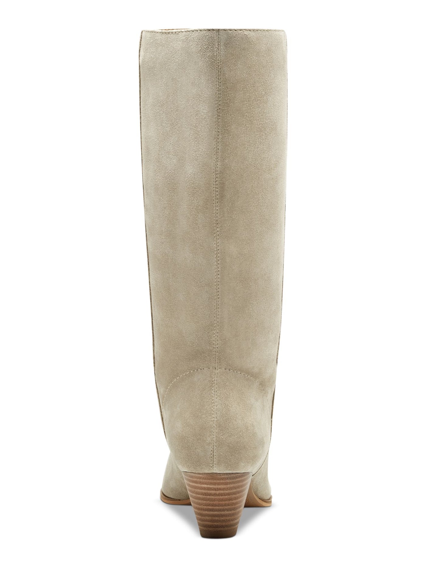 LUCKY BRAND Womens Beige Cushioned Pointed Toe Cone Heel Heeled Boots 7