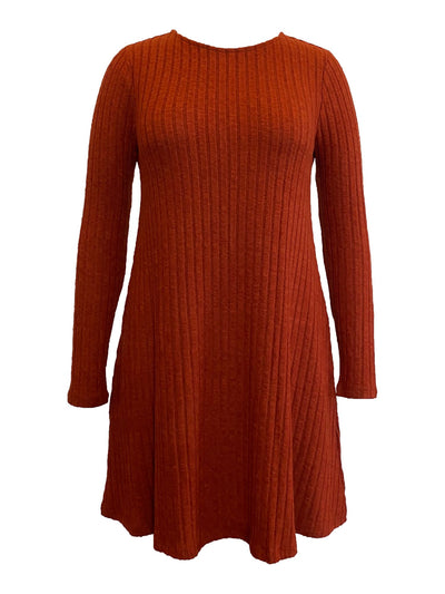 STYLE & COMPANY Womens 3/4 Sleeve Scoop Neck Short Shift Dress