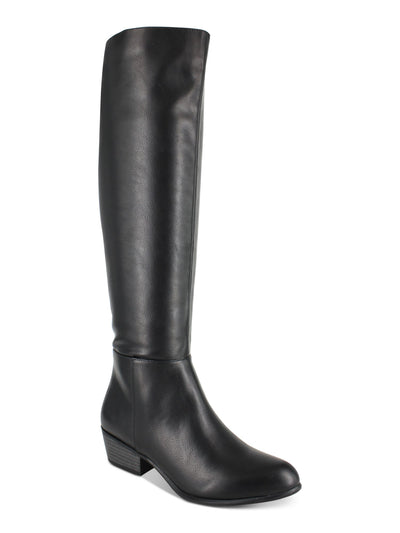 ESPRIT Womens Black Over The Knee Boot Almond Toe Block Heel Zip-Up Dress Boots 10