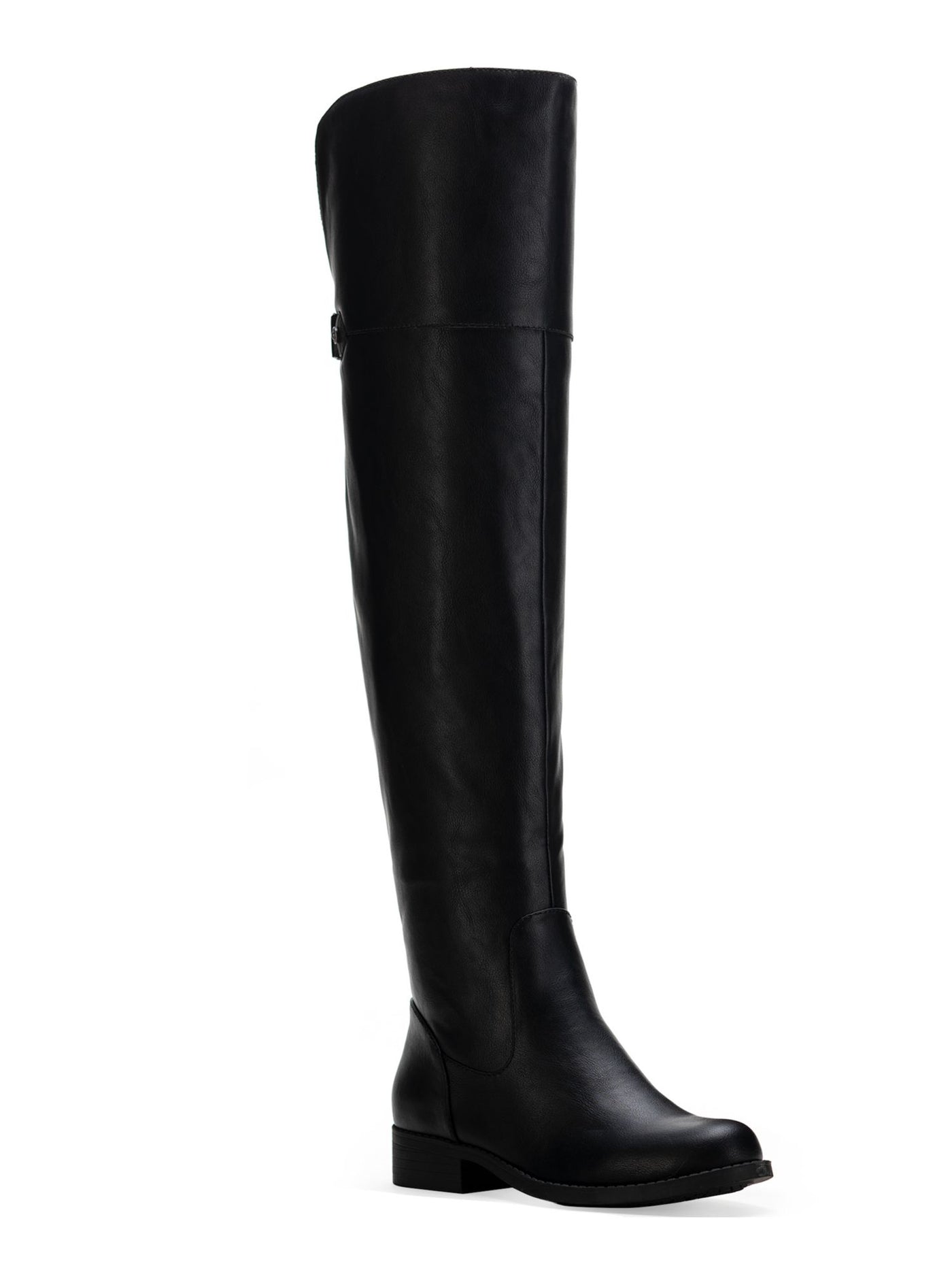 SUN STONE Womens Black Cushioned Gore Zipper Accent Slip Resistant Allicce Round Toe Dress Boots Shoes 8.5 M WC