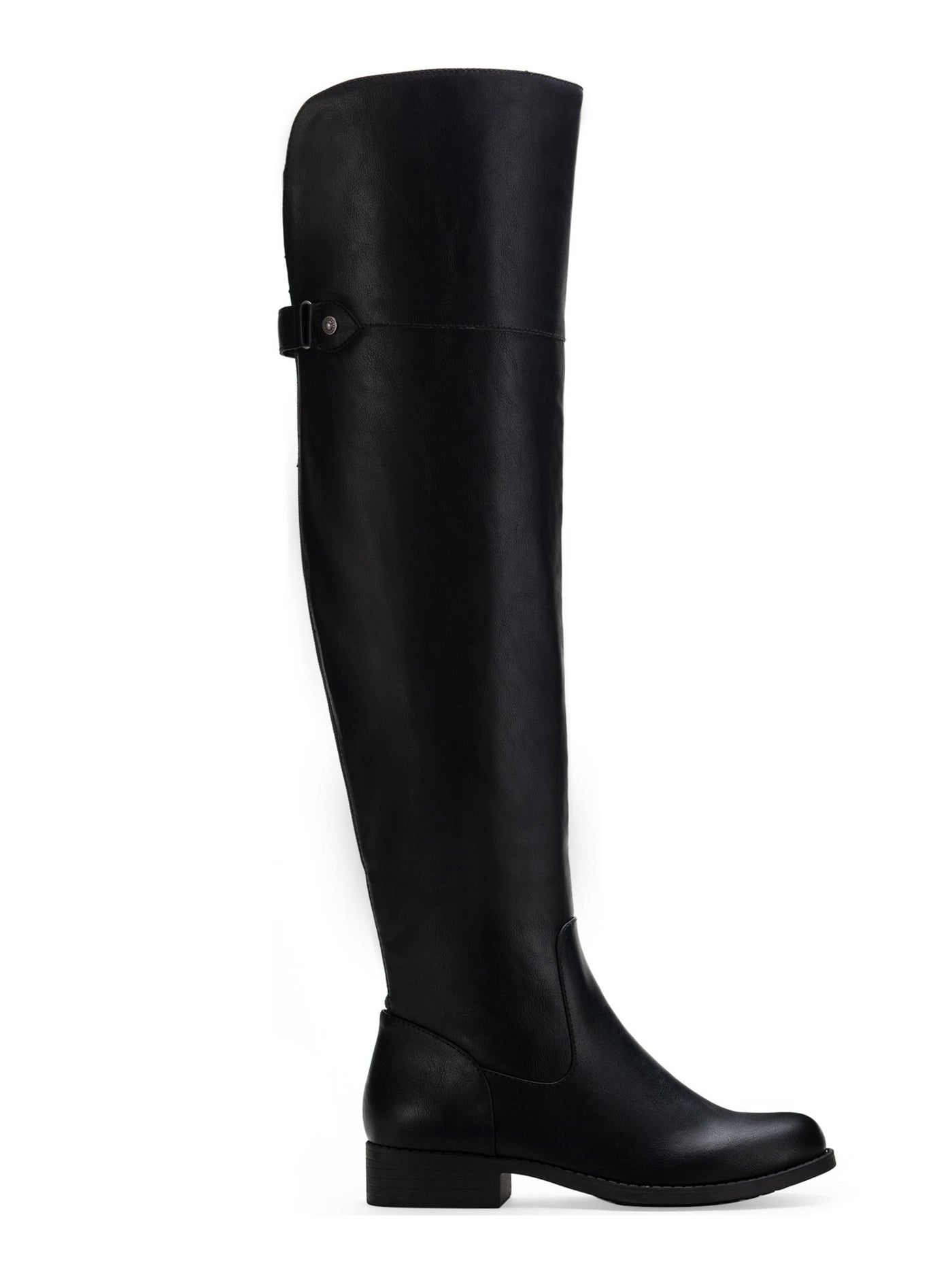 SUN STONE Womens Black Cushioned Gore Zipper Accent Slip Resistant Allicce Round Toe Dress Boots Shoes 8.5 M WC