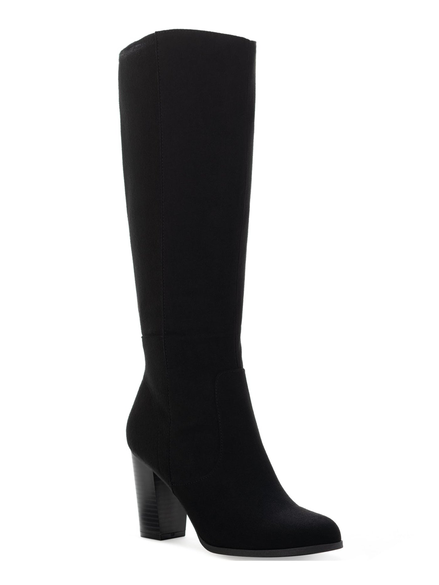 STYLE & COMPANY Womens Black Padded Cushioned Addyy Round Toe Block Heel Zip-Up Dress Boots Shoes 11 W XWC