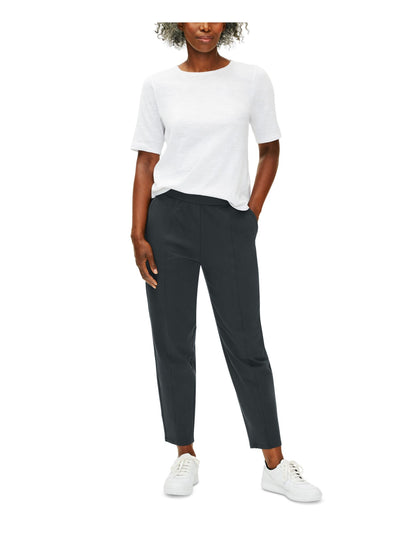 EILEEN FISHER Womens Black Stretch Cropped Pants S