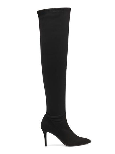 JESSICA SIMPSON Womens Almond Black Cushioned Abrine Pointed Toe Stiletto Zip-Up Dress Boots 5 M