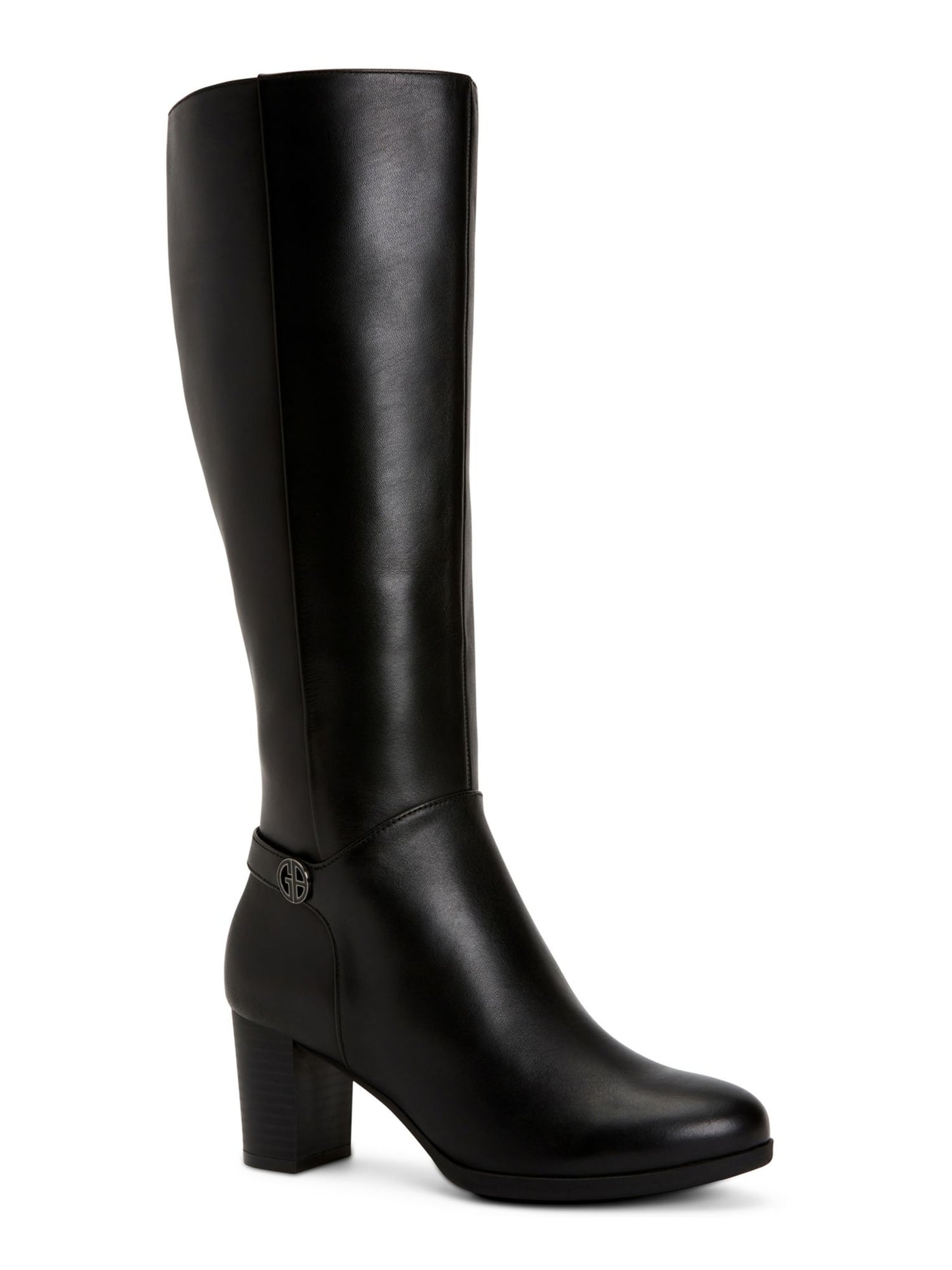 GIANI BERNINI Womens Black Slip Resistant Comfort Adonnys Round Toe Zip-Up Dress Boots 7.5 WC