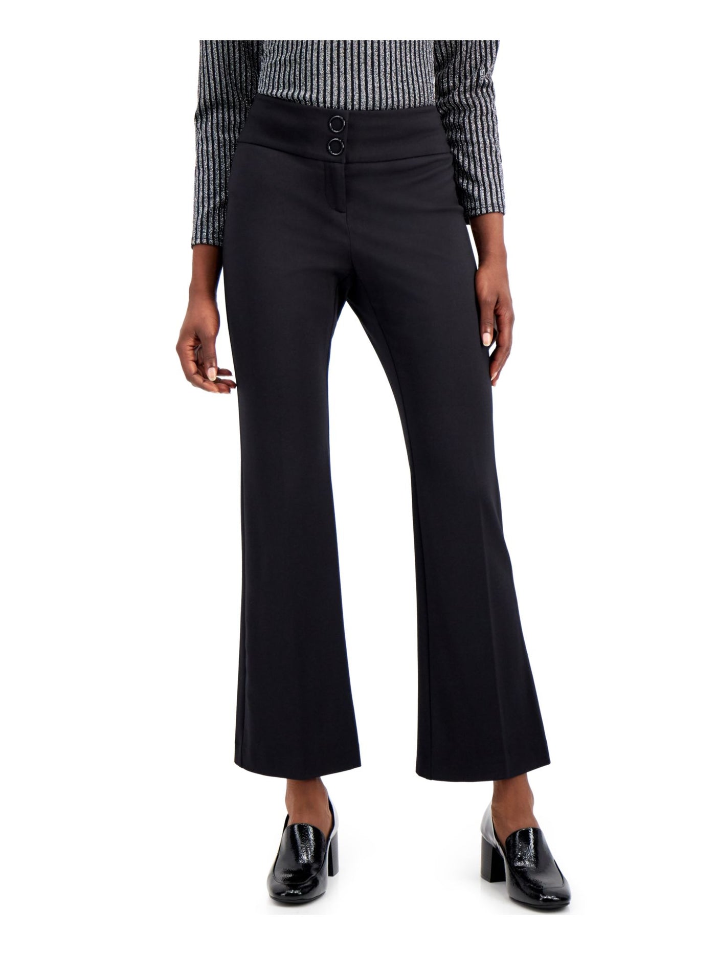 ALFANI Womens Black Evening Pants 4