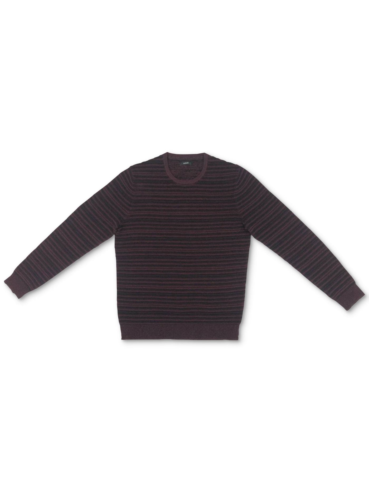 ALFANI Mens Burgundy Heather Pullover Sweater L