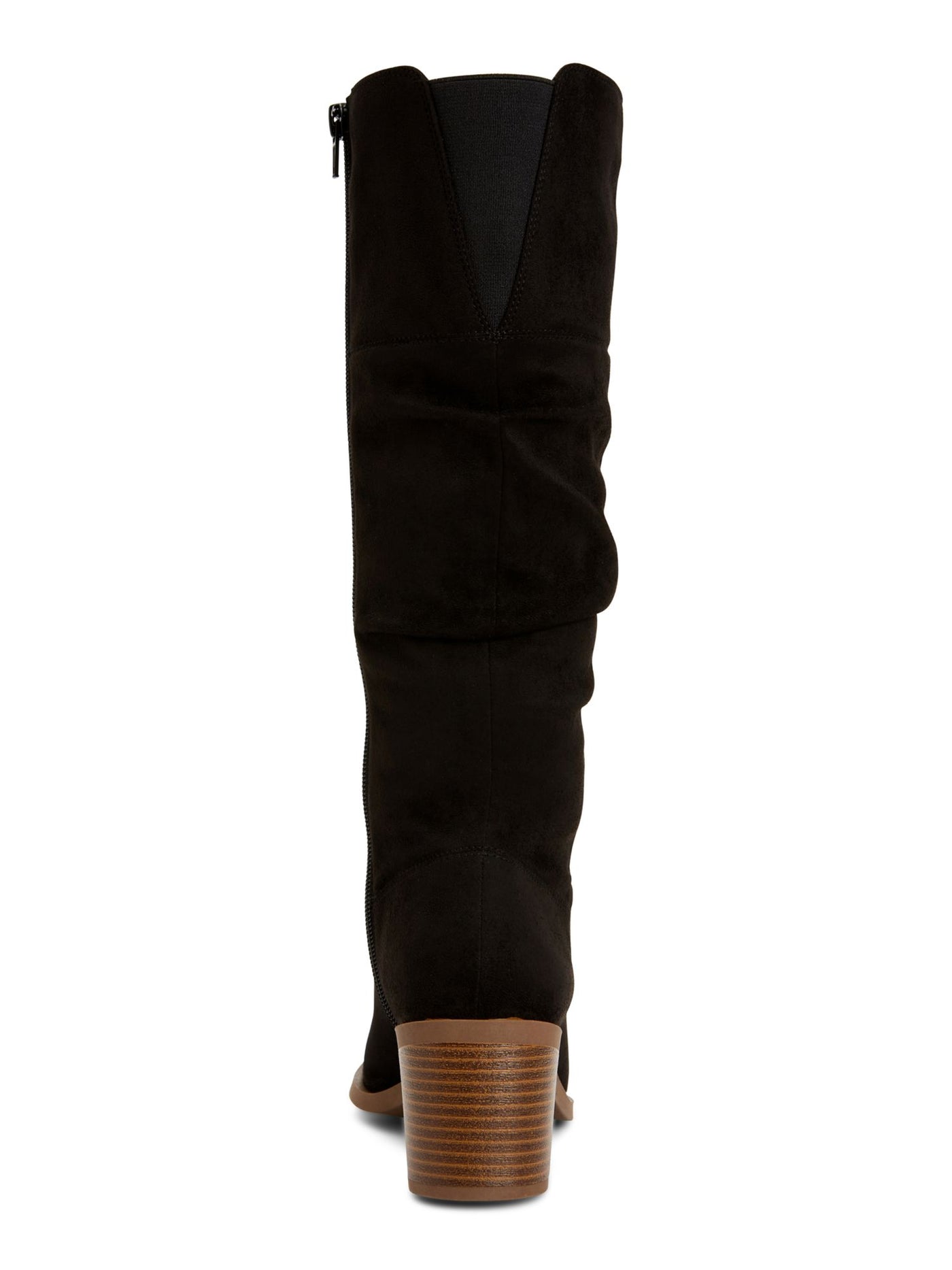 STYLE & COMPANY Womens Black Almond Toe Stacked Heel Zip-Up Dress Boots 11