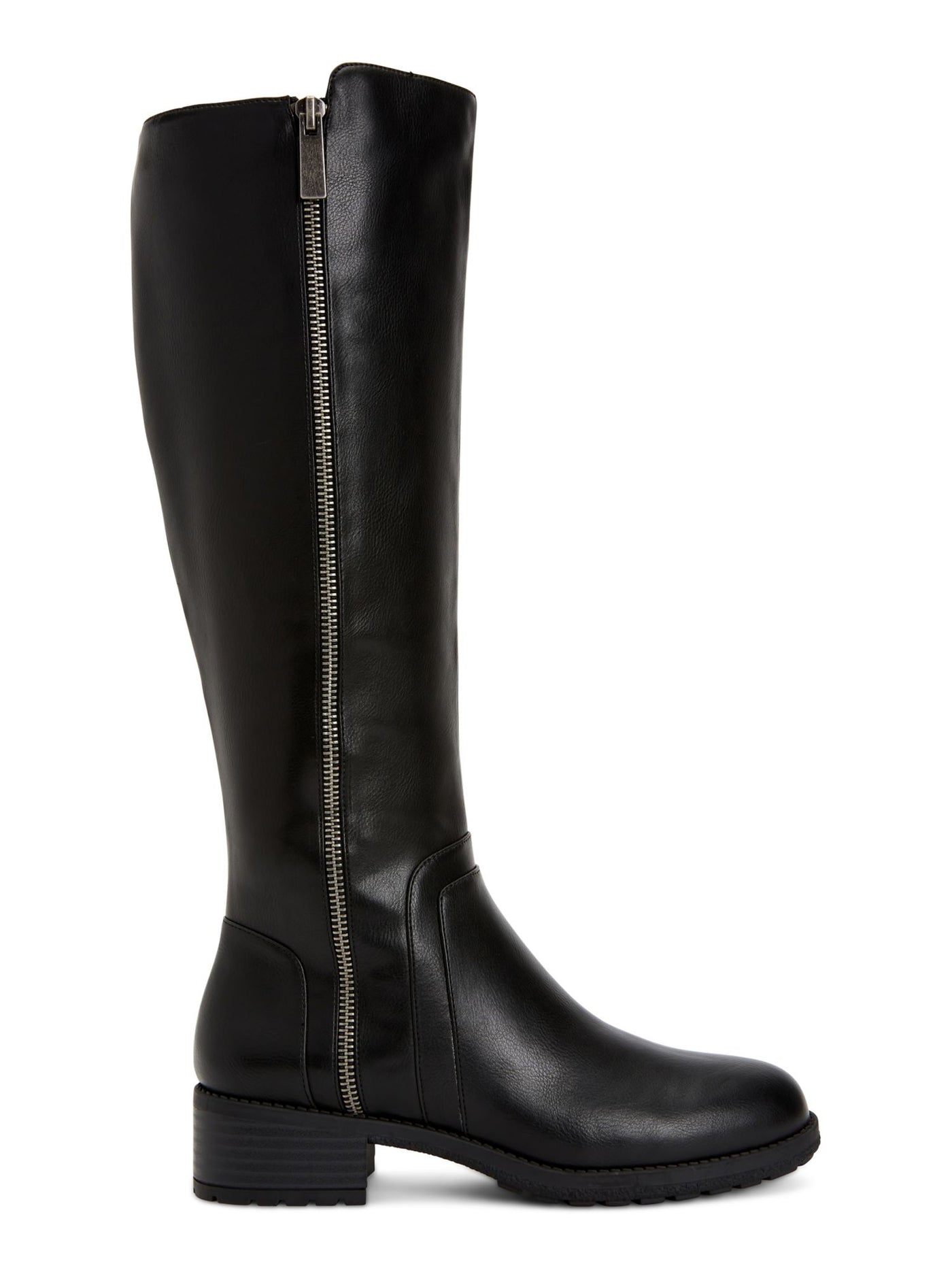 STYLE & COMPANY Womens Black Round Toe Zip-Up Boots Shoes 6