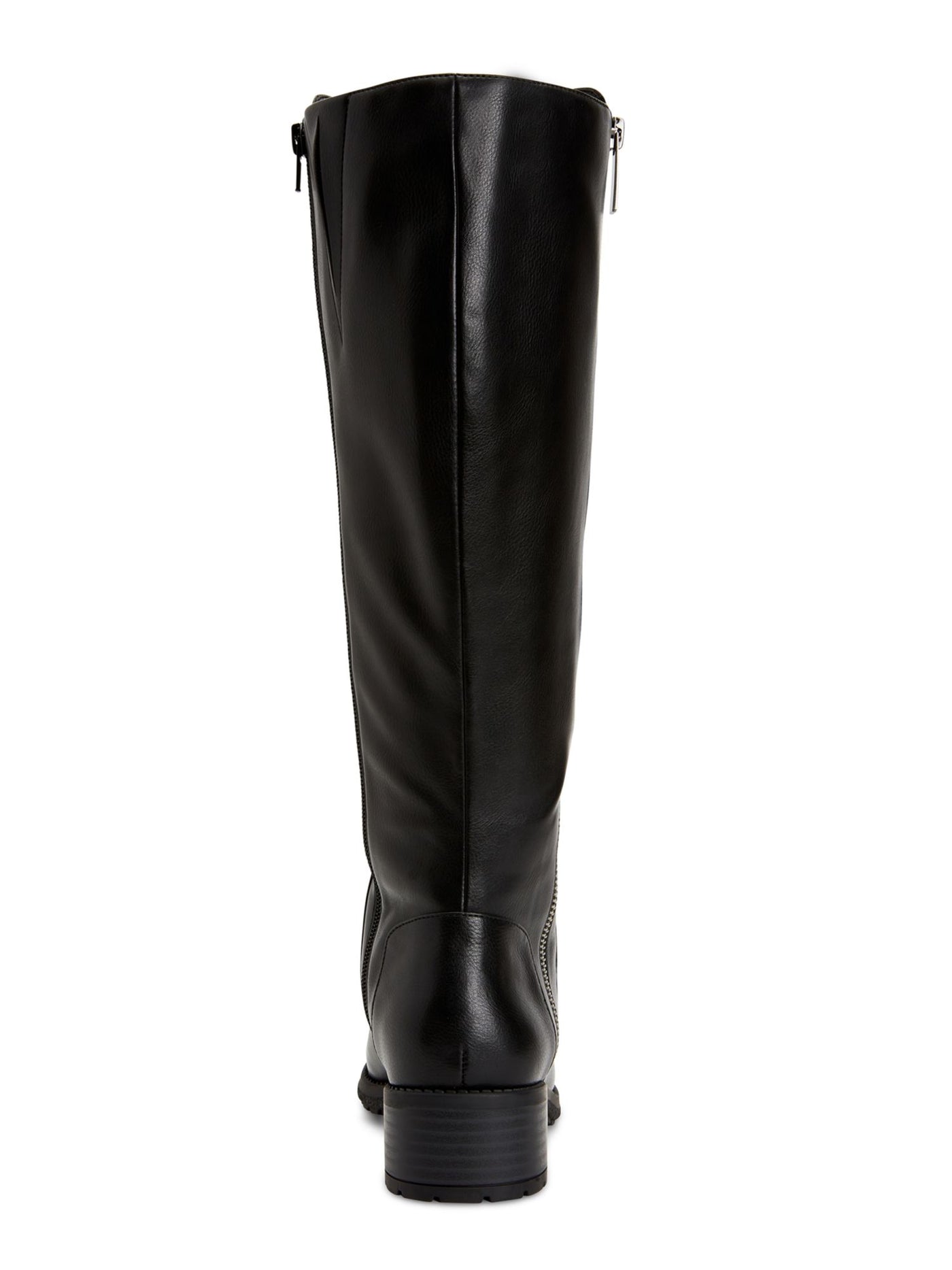 STYLE & COMPANY Womens Black Round Toe Zip-Up Boots Shoes 5.5