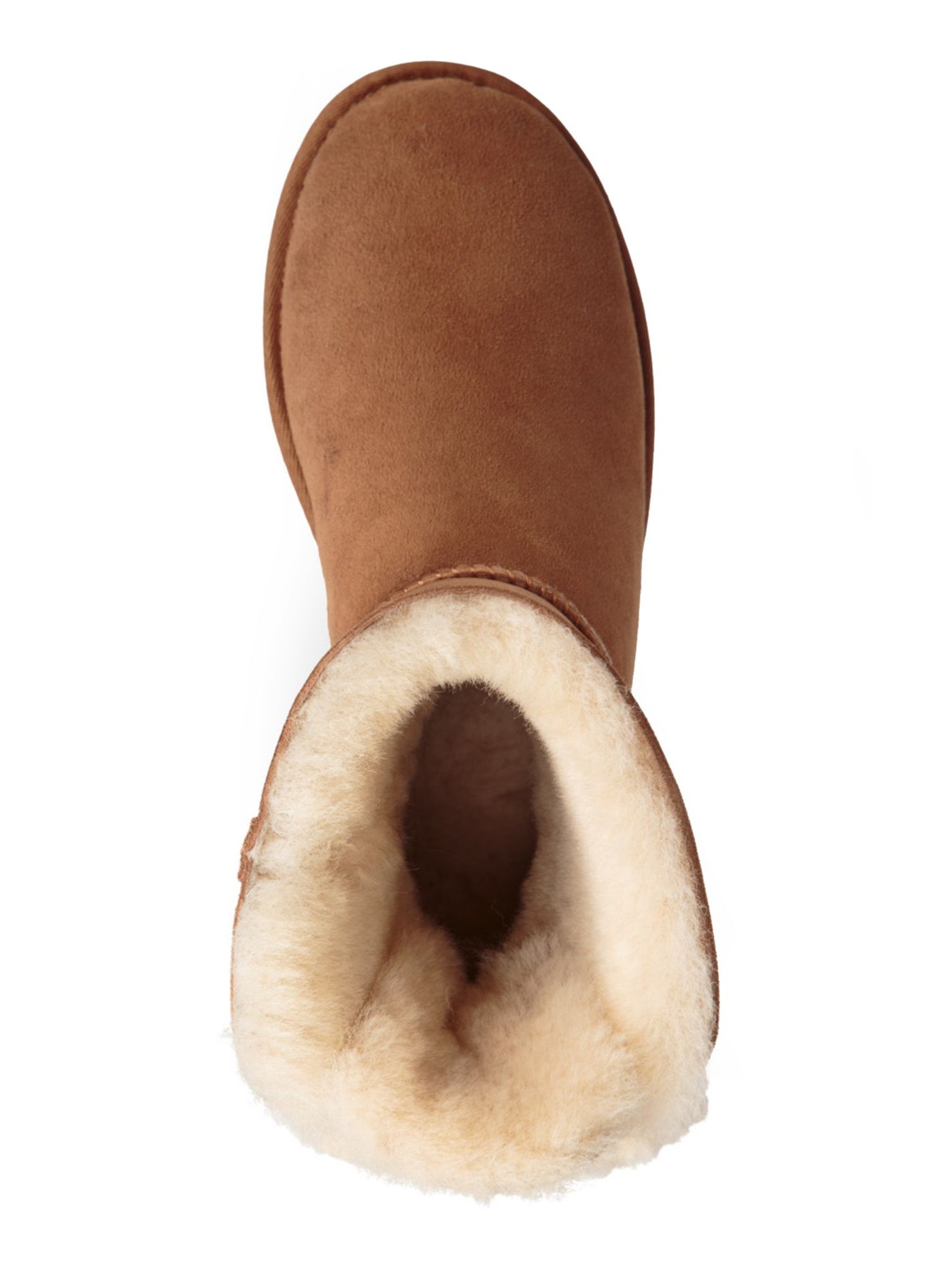 UGG Womens Brown Bow Accent Padded Arielle Round Toe Wedge Leather Booties 11