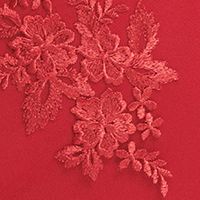 GUESS Womens Embroidered Spaghetti Strap V Neck Below The Knee Cocktail Sheath Dress