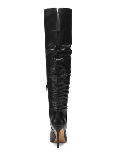 INC Womens Black Slouch Cushioned Iyonna Pointed Toe Stiletto Zip-Up Dress Boots 6.5 M