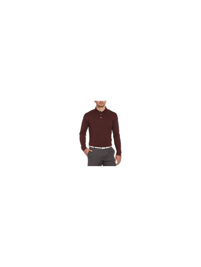 HYBRID APPAREL Mens Burgundy Polo XL