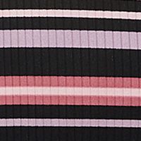 PLANET GOLD Womens Striped Long Sleeve Scoop Neck Short Body Con Dress