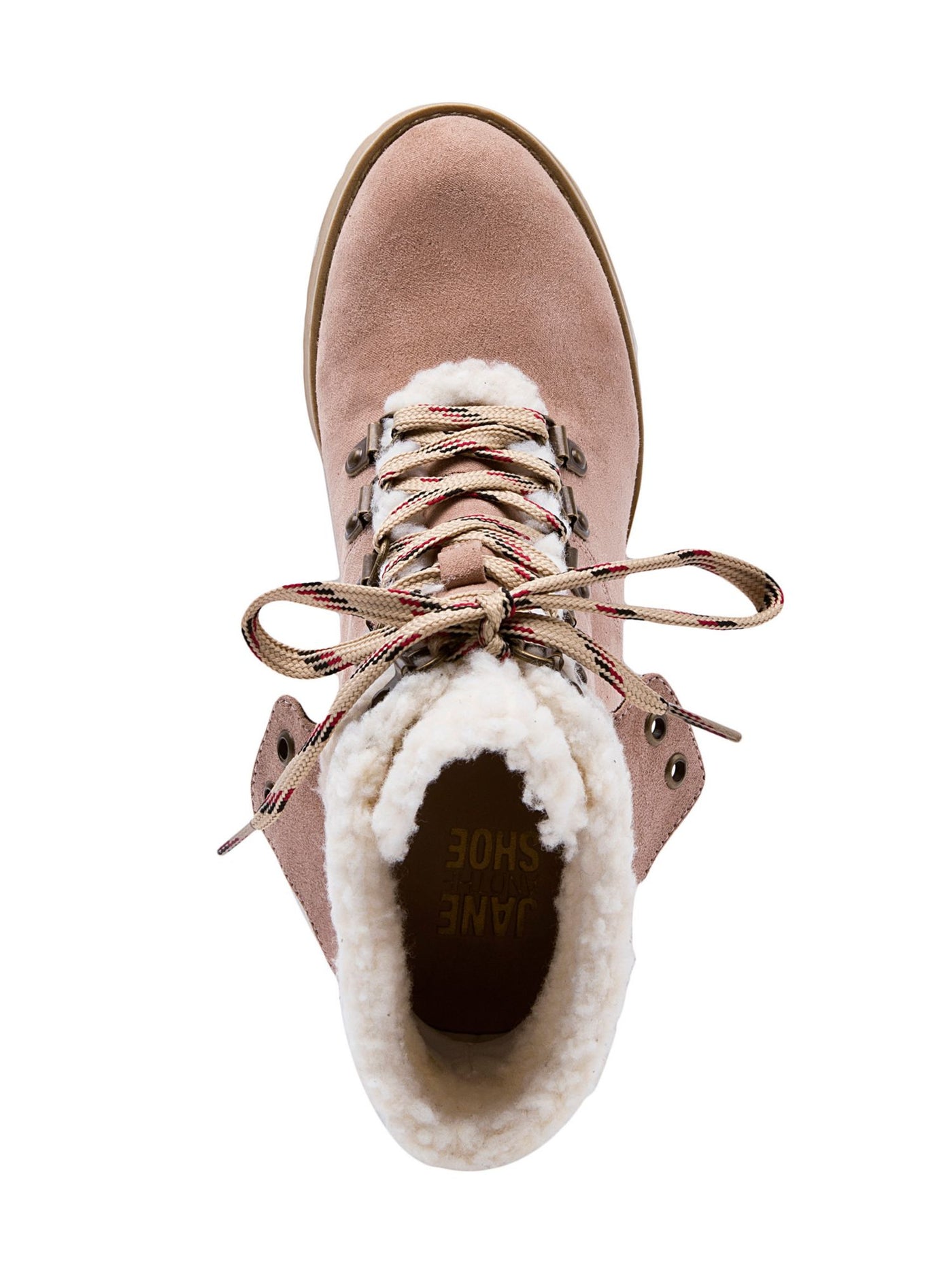 JANE AND THE SHOE Womens Brown Cushioned Emilia Round Toe Block Heel Lace-Up Booties 6