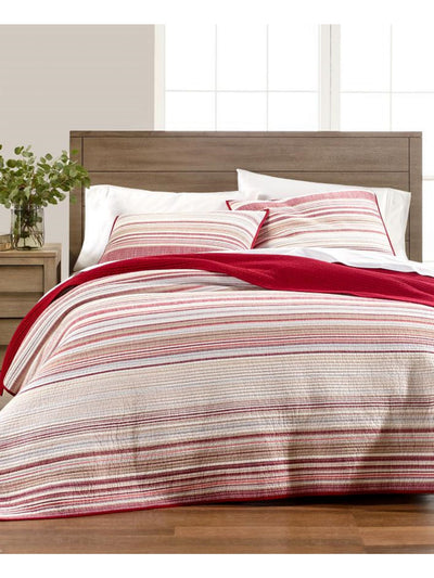 MARTHA STEWART Red Striped 21 X 27 Sham
