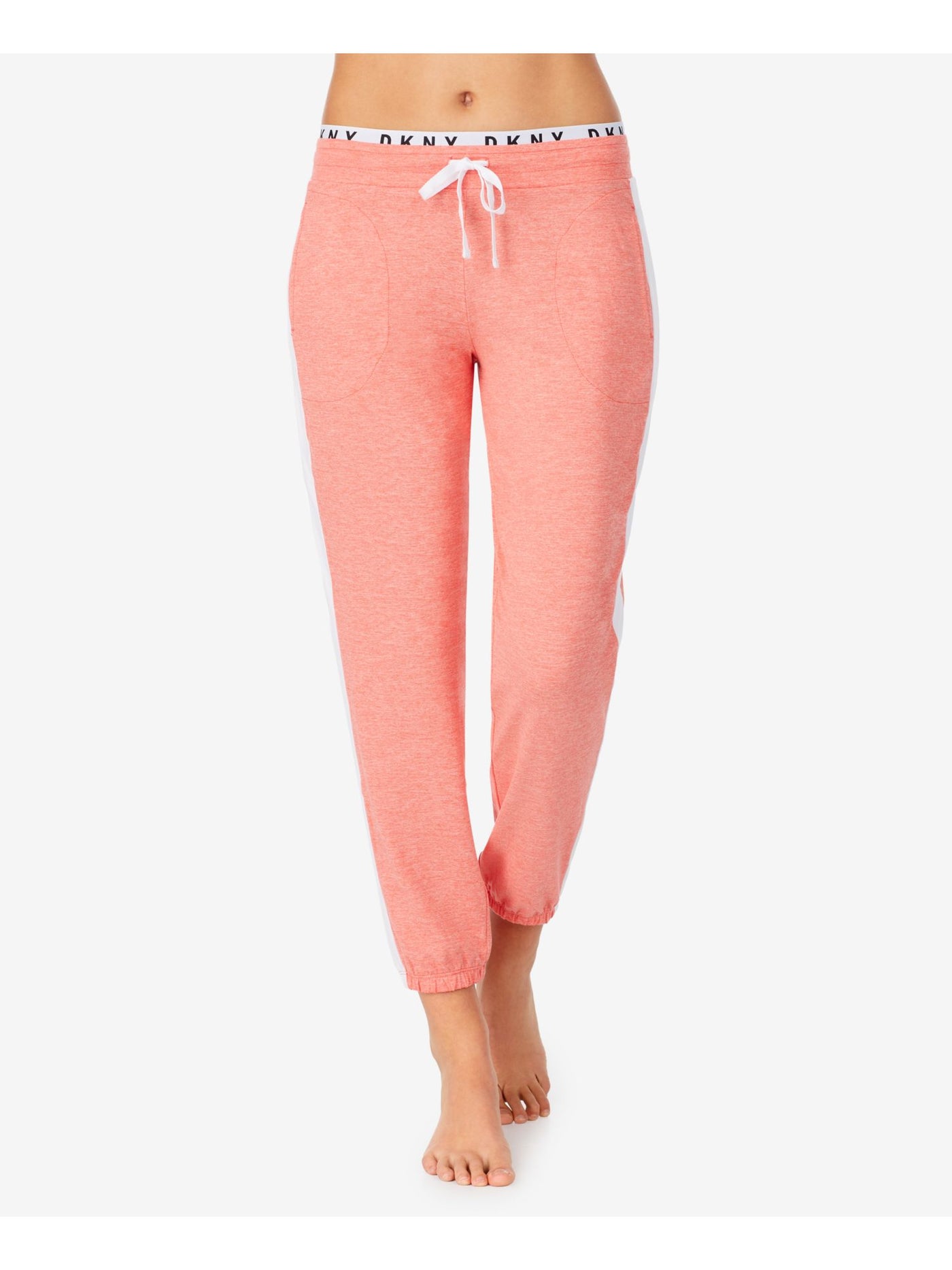 DKNY Intimates Coral Pocketed Cuffed Jogger Sleep Pants L