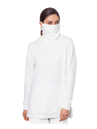 BAM BY BETSY & ADAM Womens White Sweatshirt M