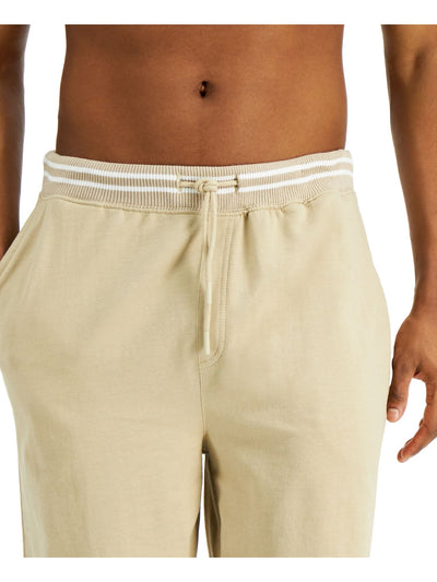 CLUBROOM Intimates Beige Pocketed Sleep Shorts L