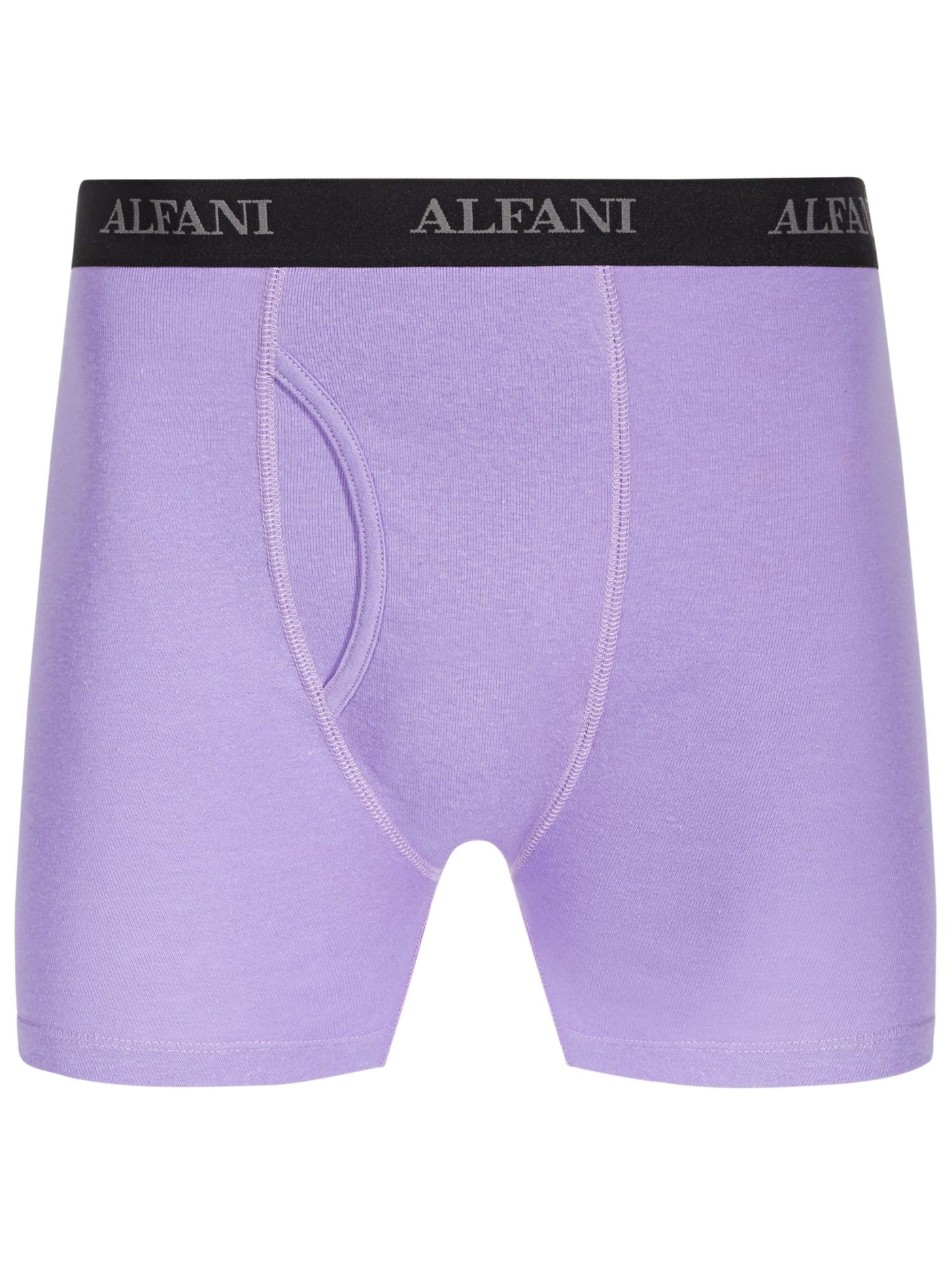 ALFANI Intimates 5 Pack Purple Logo Waistband Contour Pouch Boxer Brief Underwear S