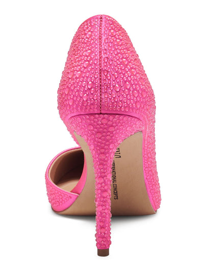 INC Womens Pink D Orsay Embellished Padded Kenjay Pointed Toe Stiletto Slip On Pumps Shoes 6 M