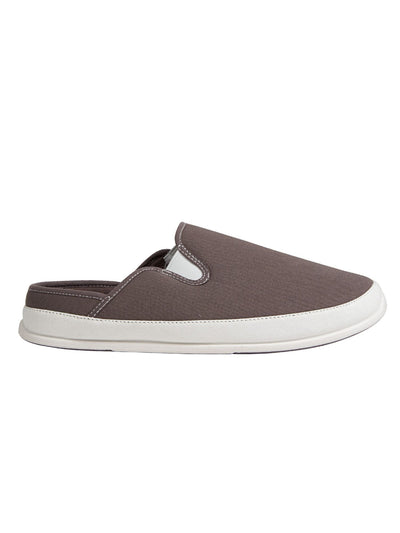 DEER STAGS Mens Gray Color Block Removable Insoles Goring Padded Slipperooz Round Toe Slip On Slippers Shoes 11 M