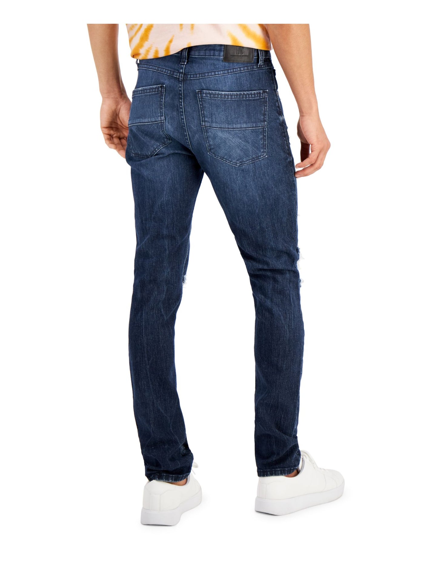 INC Mens Blue Flat Front, Skinny Fit Denim Jeans 32W X 32L