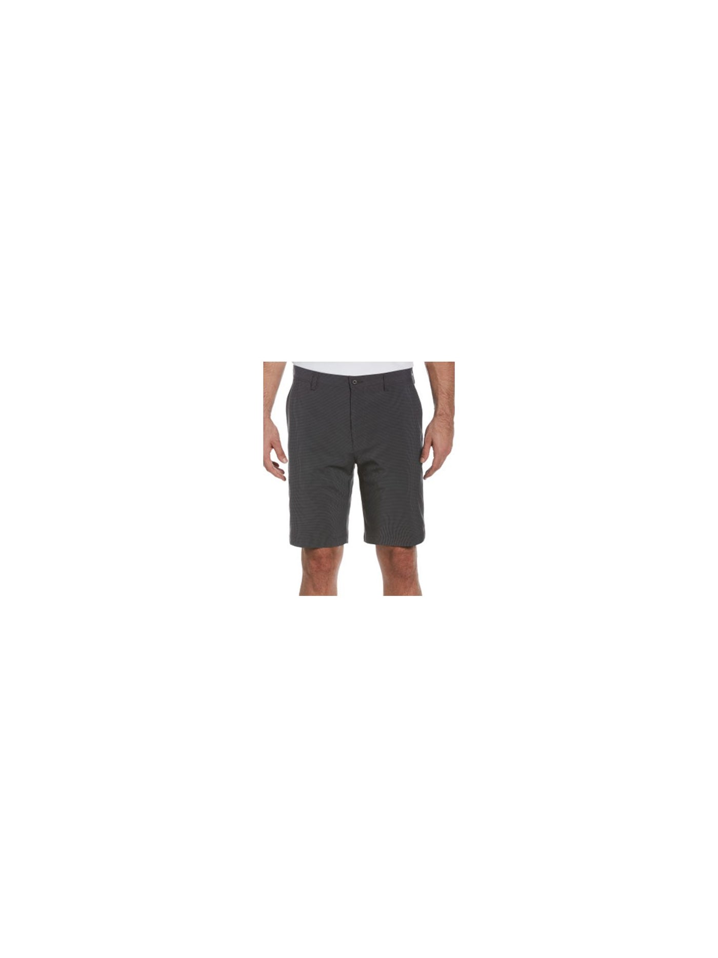 HYBRID APPAREL Mens Gray Houndstooth Stretch Shorts 40 Waist