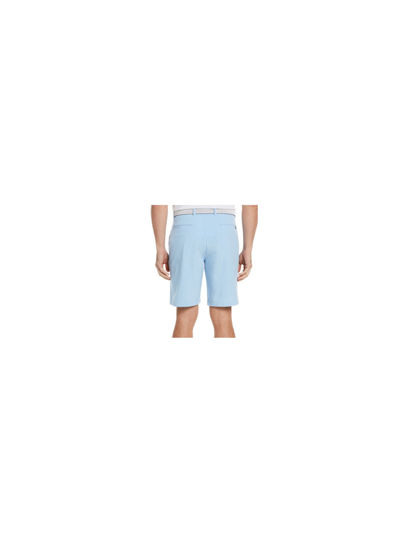 HYBRID APPAREL Mens Turquoise Flat Front, Moisture Wicking Athletic Shorts 36 Waist