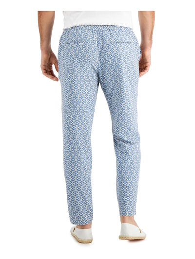TASSO ELBA Mens Blue Regular Fit Cotton Blend Pants XL