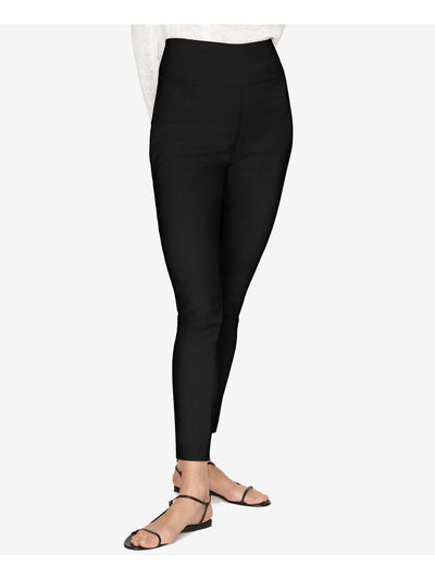 B NEW YORK Womens Black Stretch Wear To Work Leggings M