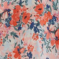 BCX Womens Pink Floral Pouf Sleeve Sweetheart Neckline Mini Fit + Flare Dress